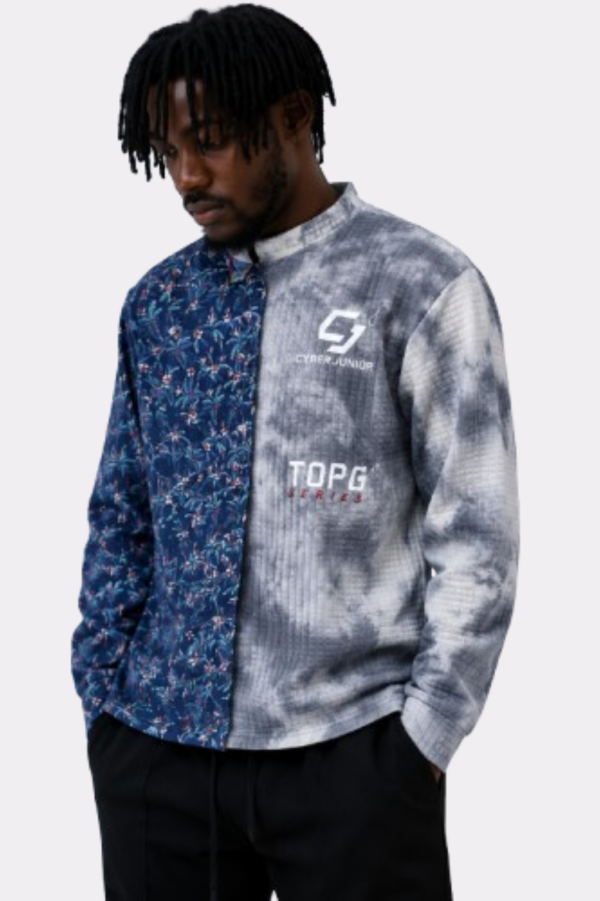 Fusion Knit Sweatshirt – Blue/Grey