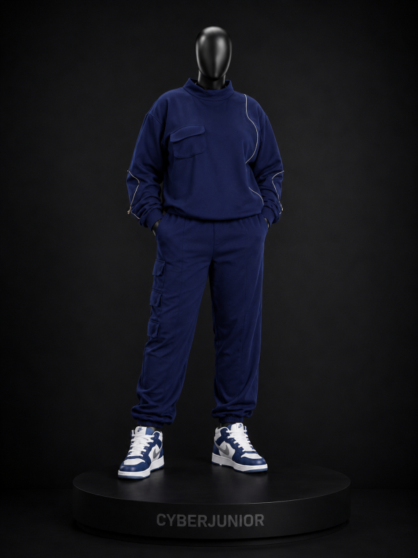 Utility-Fleece-Cargo-Tracksuit-Royal Blue